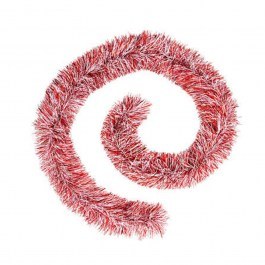 Γιρλάντα Χριστουγεννιάτικη Tinsel 07.717061RB 8x150cm Red-White RED-WHITE