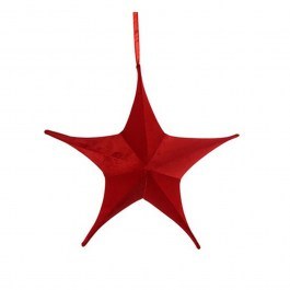 Αστέρι Ανοιγόμενο Βελούδινο 013.784668 40cm Red RED