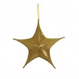 Satin Fabric Star 013.779118 40cm Gold GOLD