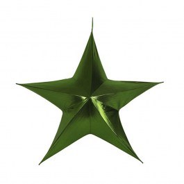 Satin Fabric Star 013.779110 135cm Green GREEN