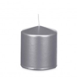 Candle 029.92543 9x10cm Silver SILVER