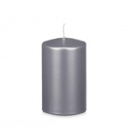 Candle 029.92545 9x15cm Silver SILVER