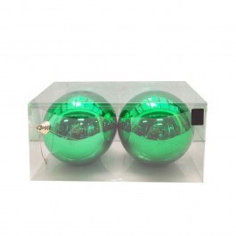 Christmas Ornaments 00.01.13016 (Set 2pcs) 15cm Green GREEN