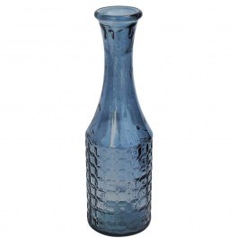 Glass Vase 028.6019C009 40cm Blue BLUE