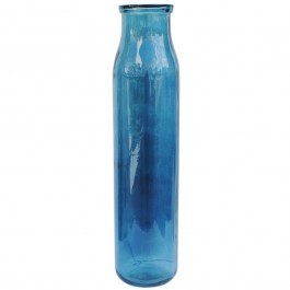 Glass Vase 028.6079C039 76cm Blue BLUE
