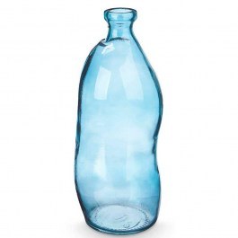 Glass Vase 029.86154 D13x35cm Blue BLUE