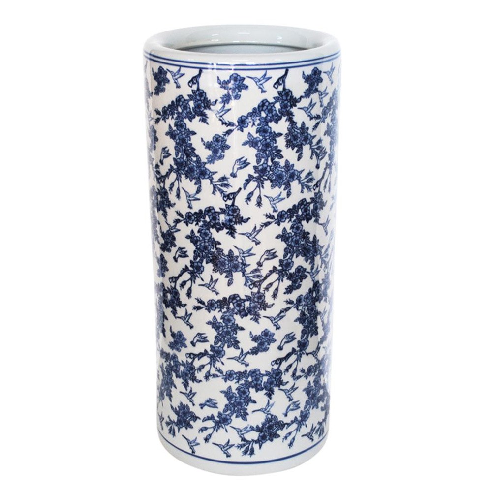 Βάζο - Ομπρελοθήκη 00.03.34040 20x45cm White-Blue