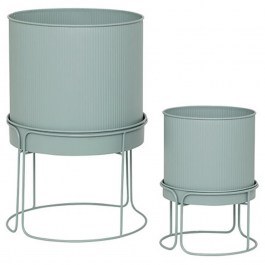 Plant Pot With Base (Set 2Pcs) 07.198172A D28,5x27/45cm & D18,5x17/27cm Veraman VERAMAN