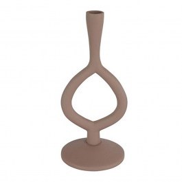 Metal Candlestick 013.794178 D12x27cm Dark Pink DARK PINK