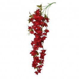 Artificial Hanging Plant Bougainvillea 012.862474062 29x13x126cm Red RED