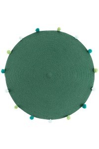 Kids Carpet Round 027.1609495 Green