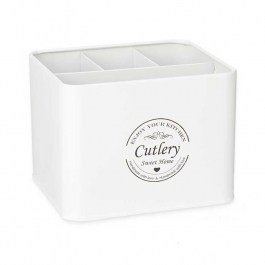 Spoon Holder Cutlery 029.86945 18x15,3x13,3cm White WHITE