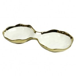 Ordevier 2 Positions 013.809776 25,5x11,5x3,5cm White-Gold WHITE-GOLD