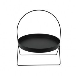 Round Disc On Stant 013.819254 D30x36cm Black BLACK