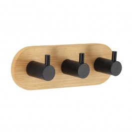 Bathroom Hanger 06.9062237 10,8x15,8x3,5cm Natural-Black NATURAL-BLACK