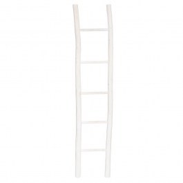 Decorative Ladder - Hanger 07.182345 38x6x180cm White WHITE