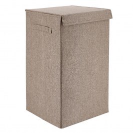 Laundry Basket With Lid 06.8718165 35x35x60cm Taupe TAUPE
