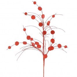 Christmas Branch With Balls 00.11.22600 85cm Red RED
