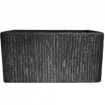 Plant Box Carve 00.03.35582 56x37x28cm Black