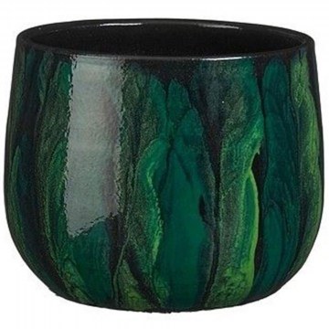 Plant Pot 02.1185492 D17x15cm Green-Black
