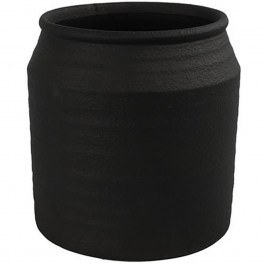 Plant Pot Terri 013.785752 25x25cm Black BLACK