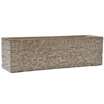 Ζαρντινιέρα Brick 00.03.34509 60x17x17cm Light Brown
