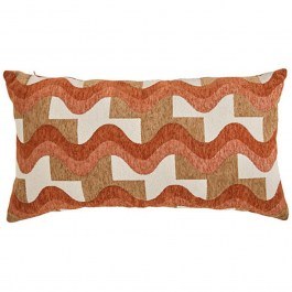 Decorative Pillow (With Stuffing) Jacquard 07.212431C Multi-Orange ORANGE