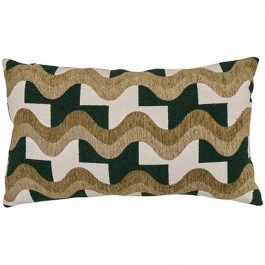 Decorative Pillow (With Stuffing) Jacquard 07.212431B Multi-Green GREEN