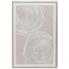 Handmade Painting White Wood Print 00.05.50046 60x90cm Multi
