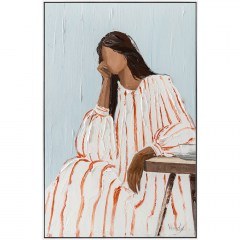Handmade Painting Woman 00.05.50055 60x90cm Multi