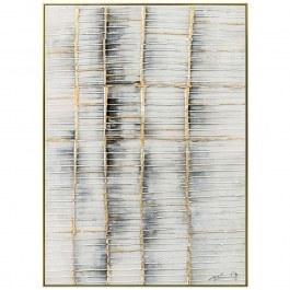Handmade Painting Gold Parts 00.05.50047 90x120cm Grey GREY