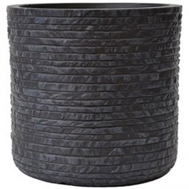 Plant Pot Brick 00.03.34505 D25x24cm Black BLACK