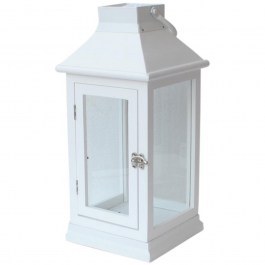 Lantern 00.07.77016 18,5x18,5x39cm White WHITE
