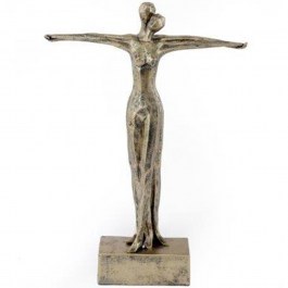 Decorative Couple Figure 014.OR2110 25x7,5x35cm Gold GOLD