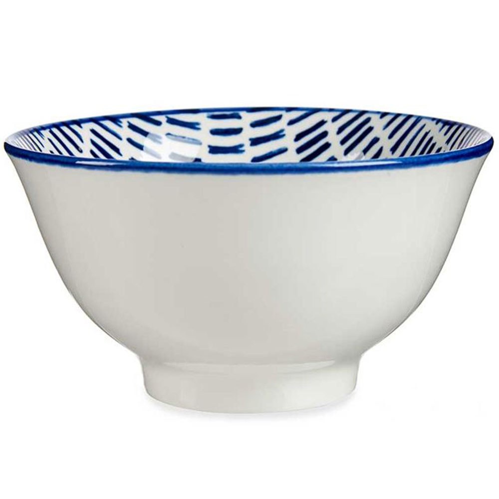 Μπωλ Σερβιρίσματος Line 029.89987 16x8cm White-Blue