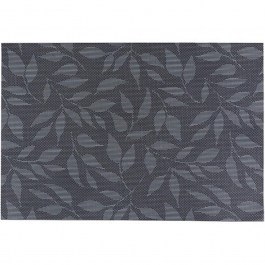 Placemat Leaves 07.207136A 50x35cm Black BLACK