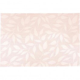 Placemat Leaves 07.207136D 50x35cm Pink PINK