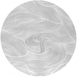 Placemat Embossed 027.1790689 D38cm White WHITE