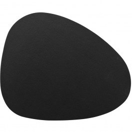 Leather Placemat 027.1790654 37x45cm Black BLACK