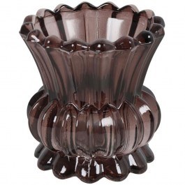 Tealight Candlestick 013.826177 8,5x7,5cm Brown BROWN