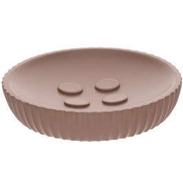 Soap Dish Striped 06.64103166 11x2,4cm Cappuccino CAPPUCCINO