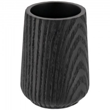 Ποτηροθήκη 06.61203103 8x11cm Wood Effect Black