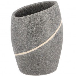 Cup Holder 06.61153180 7,2x6,5x9,8cm Stone Effect Grey GREY