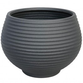 Plant Pot Naga Striped 030.NAGA 62AN D62x47cm Anthracite ANTHRACITE