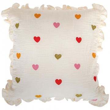 Decorative Pillow (With Stuffing) Hearts 07.203765 Multi