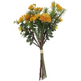 Artificial Bouquet Dahlia 013.821325 33cm Yellow YELLOW