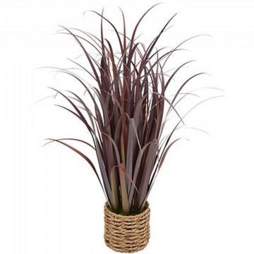 Τεχνητό Φυτό Σε Κασπώ Φύλλα Zya 07.206550A 91cm Natural-Bordo