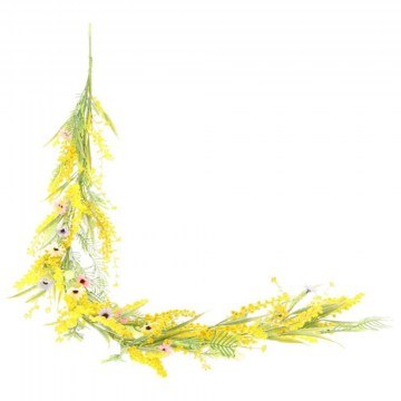 Τεχνητή Γιρλάντα Μιμόζα 012.862613023 150cm Yellow
