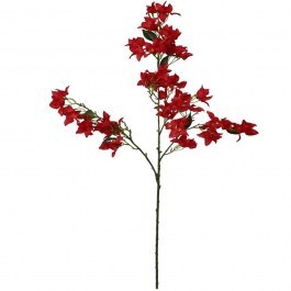 Artificial Flower - Branch Bougainvillea 012.862474030 34x10x104cm Red RED