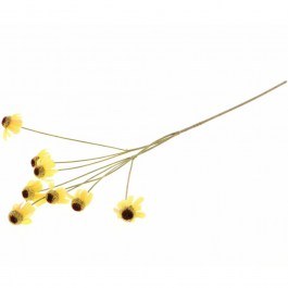 Artificial Flower - Branch Rudbeckia 012.862646544 87cm Yellow YELLOW